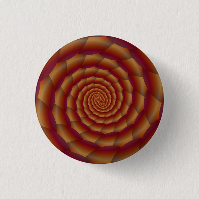 botón Espiral Piel de serpiente marrón (Anverso)