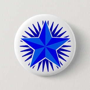 Botón Estrella Azul