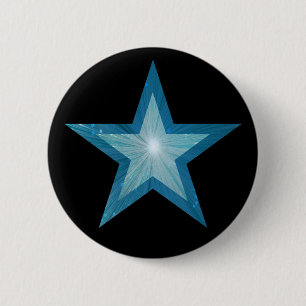 botón Estrella azul negro