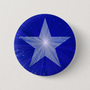 botón Estrella azul oscura