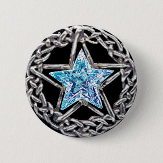 botón Estrella de cristal de Pentagram