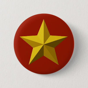Botón - estrella del oro