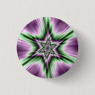 Botón Estrella en morado y verde