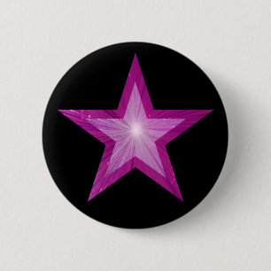 Botón estrella rosa negro