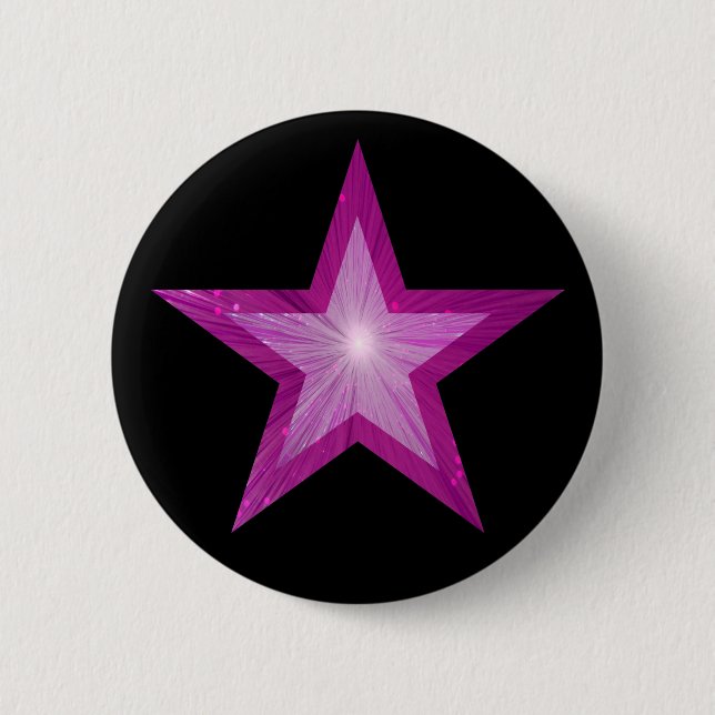 Botón estrella rosa negro (Anverso)