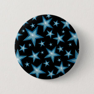 botón Estrellas azules negro