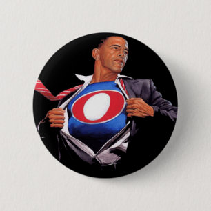 Botón estupendo de Obama