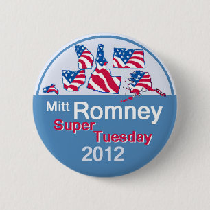 Botón ESTUPENDO de Romney MARTES