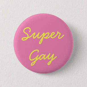 Botón estupendo del orgullo gay
