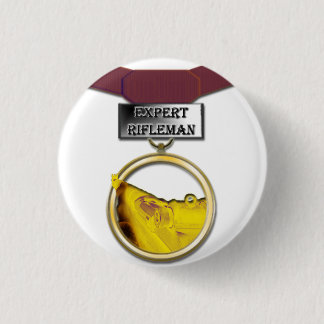 Botón experto de la medalla del fusilero
