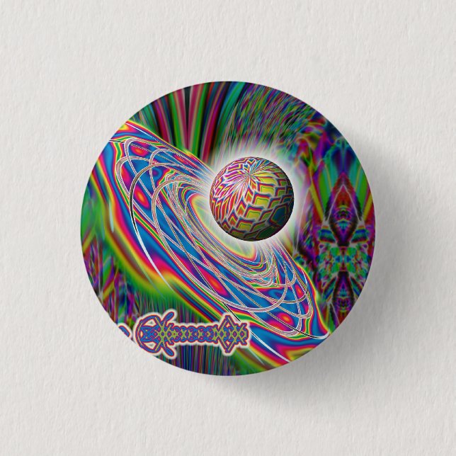 Botón extranjero de la nave espacial (Anverso)