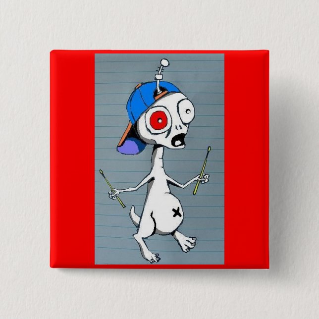 Botón extranjero del batería (Anverso)