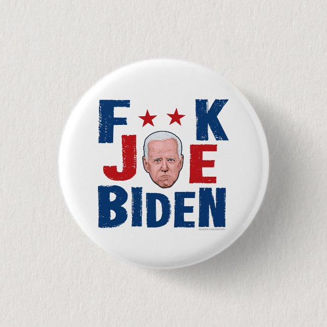 Botón F**K JOE BIDEN (Anverso)