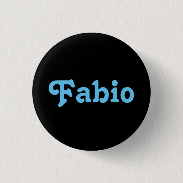 Botón Fabio (Anverso)