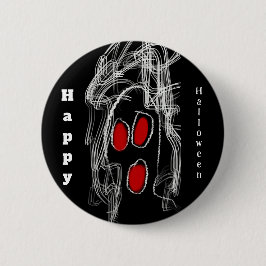 botón Fantasma Halloween