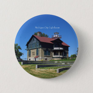 botón Faro de Michigan City