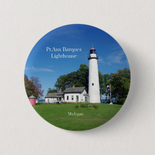 botón Faro de Pt Aux Barques