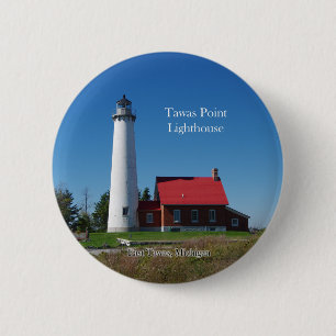 botón Faro de Tawas Point