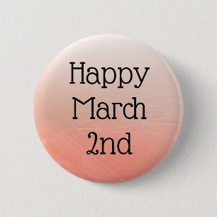botón Feliz 2 de marzo para celebrar fiestas diari