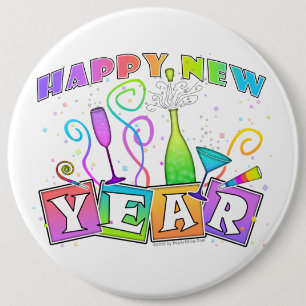 Botón - FELIZ AÑO NUEVO