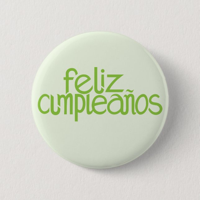 Botón Feliz cumpleaños (Anverso)