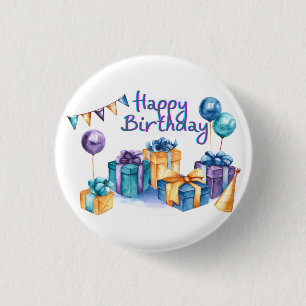 botón Feliz cumpleaños
