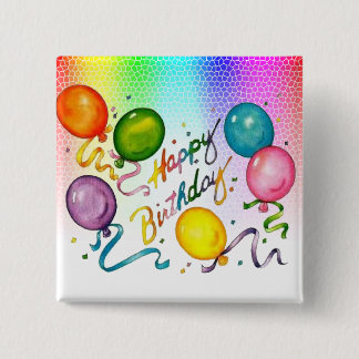 Botón Feliz cumpleaños