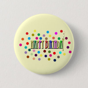 botón feliz de cumpleaños