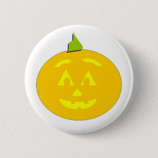 Botón feliz de Jackolantern Halloween
