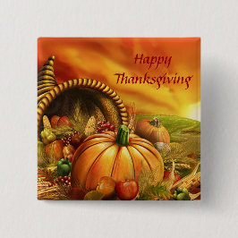 Botón feliz de la acción de gracias 2