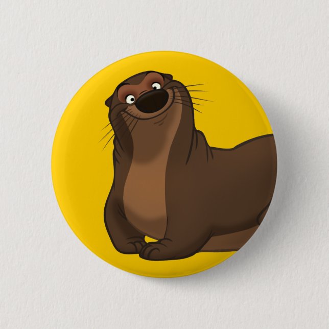 Botón feliz de la nutria (Anverso)