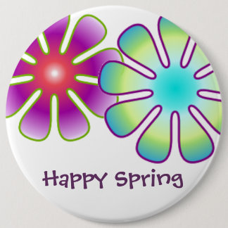 Botón feliz de la primavera