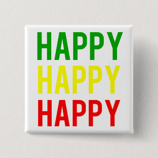 Botón Feliz de Zazzle