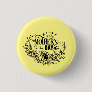 botón Feliz Día de la Madre