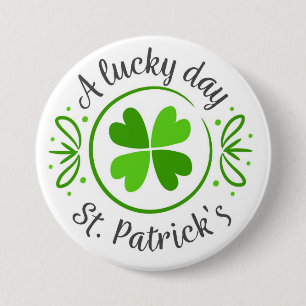 botón Feliz Día de San Patricio