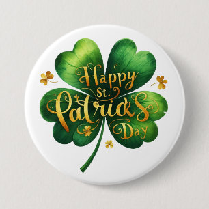 botón Feliz Día de San Patricio