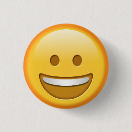 Botón feliz divertido de la emoji