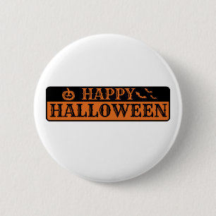 botón Feliz Halloween