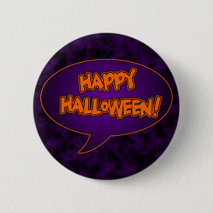 botón Feliz Halloween