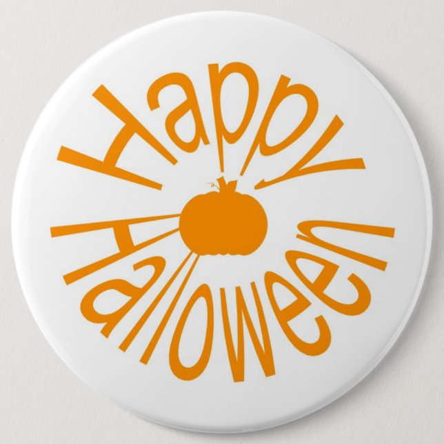 botón Feliz Halloween (Anverso)