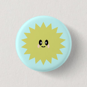 BOTÓN FELIZ LINDO DEL PIN DE LA SOL DEL SOL DE