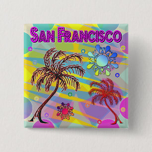 botón Feliz y esperanza de San Francisco