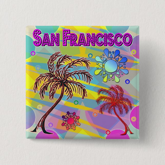 botón Feliz y esperanza de San Francisco (Anverso)