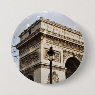 Botón femenino hermoso de París del vintage