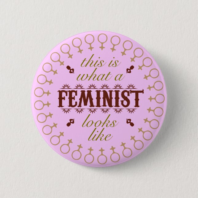 Botón feminista (Anverso)