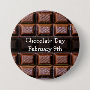botón Feriado de la comida del Día del Chocolate