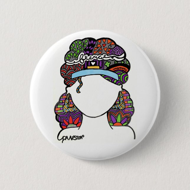 Botón FEROZ (Anverso)