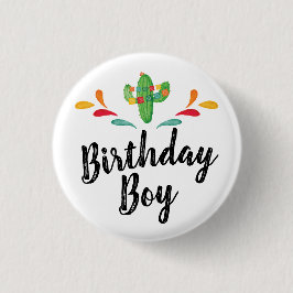 botón Fiesta Birthday Boy