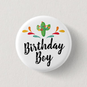 botón Fiesta Birthday Boy