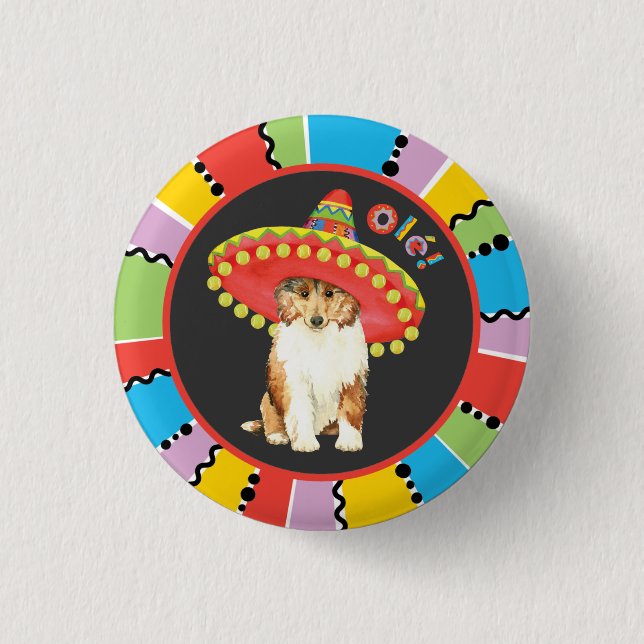 botón Fiesta Collie (Anverso)